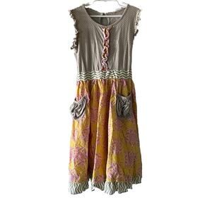 Mustard Pie Girls Size 10 Short Sleeved Dress